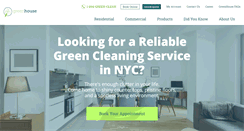 Desktop Screenshot of greenhouseecocleaning.com