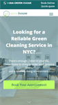 Mobile Screenshot of greenhouseecocleaning.com