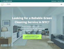 Tablet Screenshot of greenhouseecocleaning.com